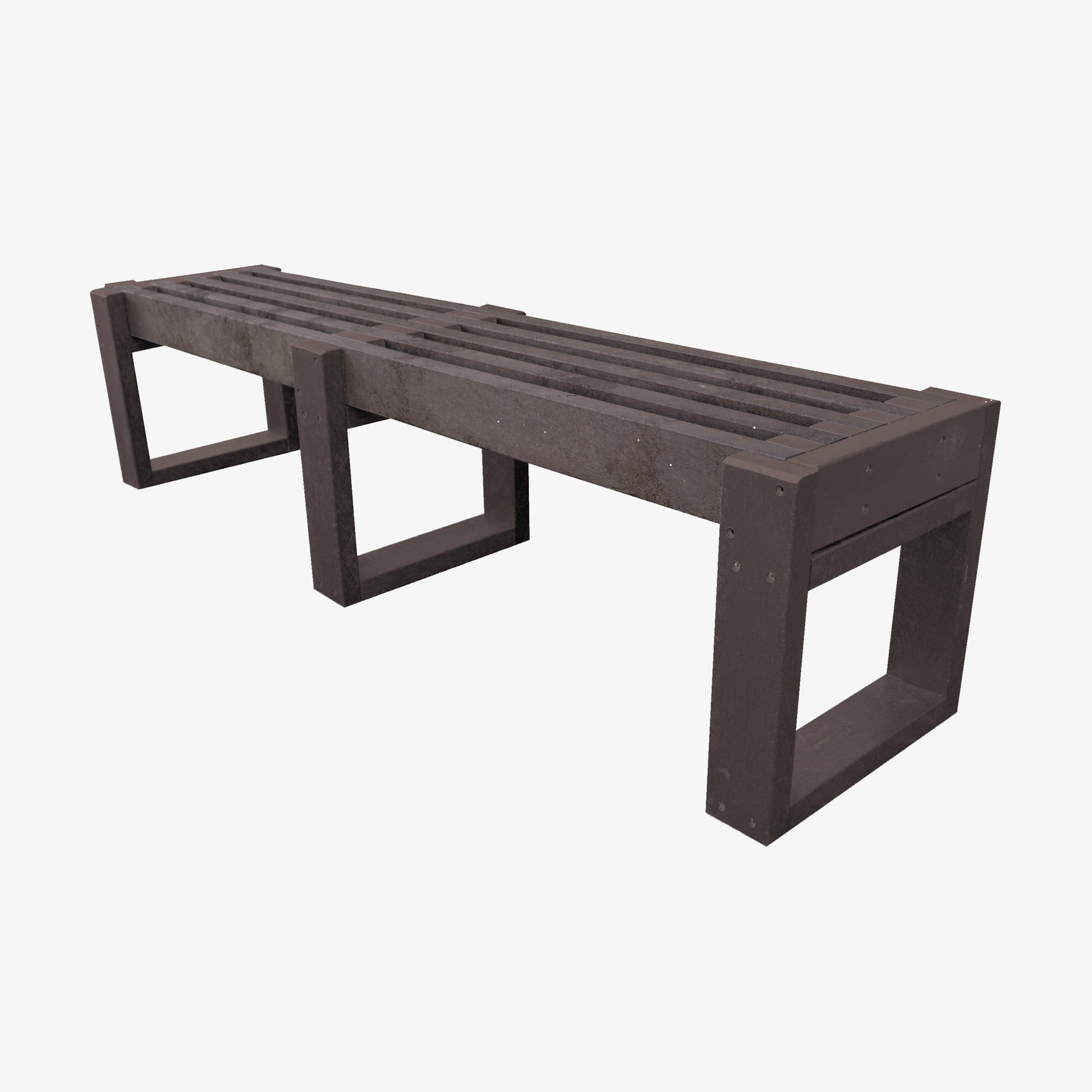 Manticore Lumber brown recycled plastic bench
