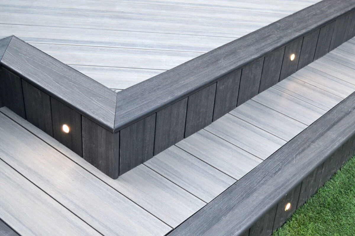 Bullnose Border Frame for Composite Decking