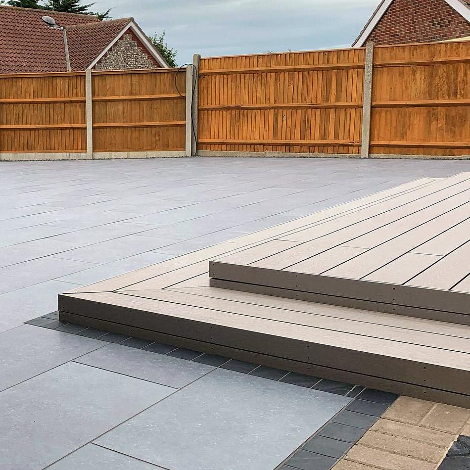 Composite Deck Fascia Board - Granite | HYPERION Decking